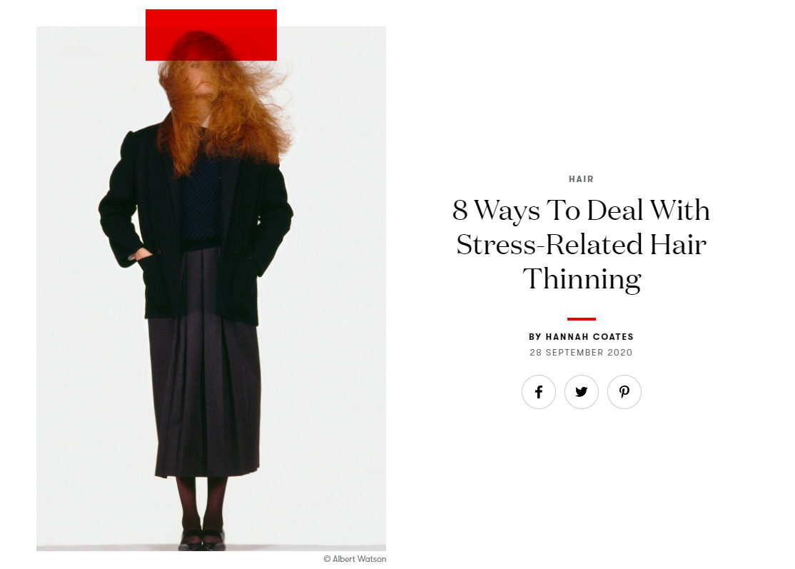 8 Ways To Deal With Stress-Related Hair Thinning