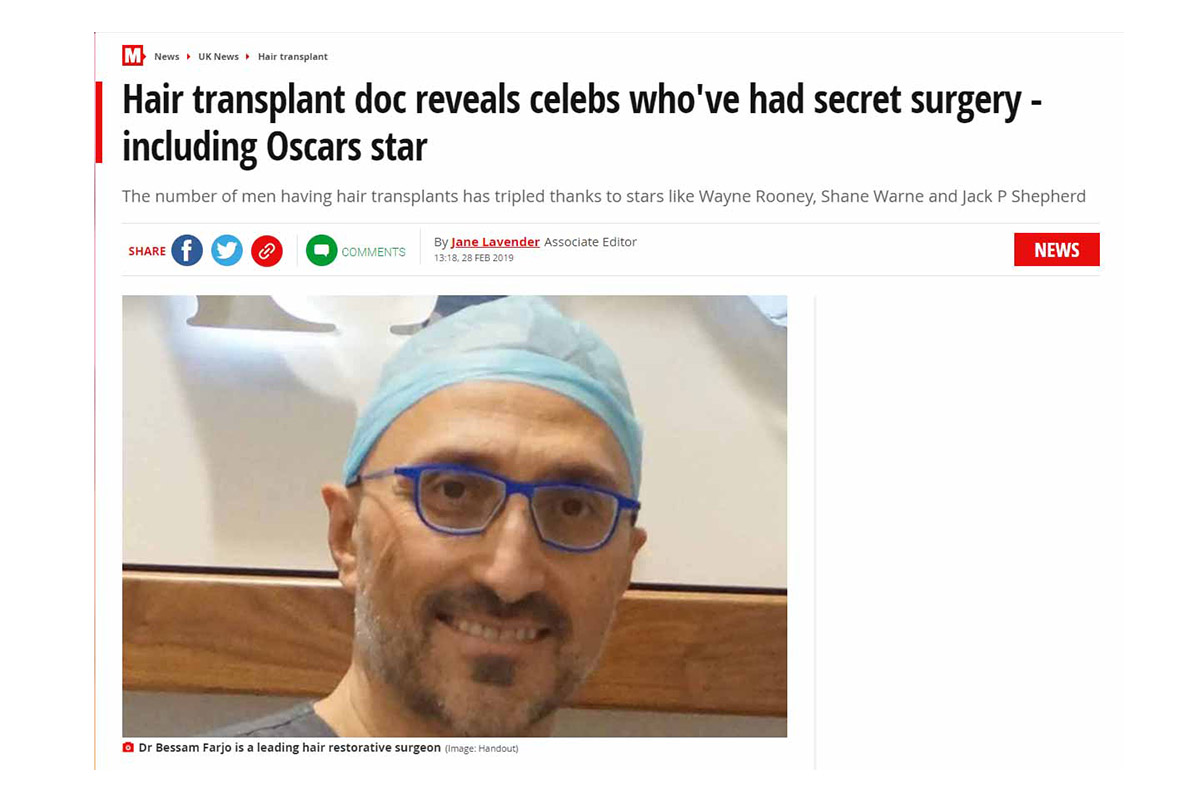 Hair transplant doc reveals celebs who’ve had secret surgery – including Oscars star
