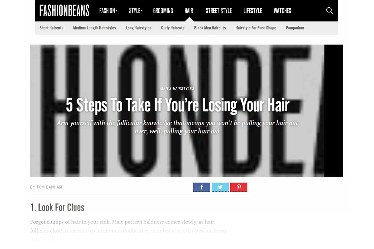 5 Steps To Take If You’re Losing Your Hair
