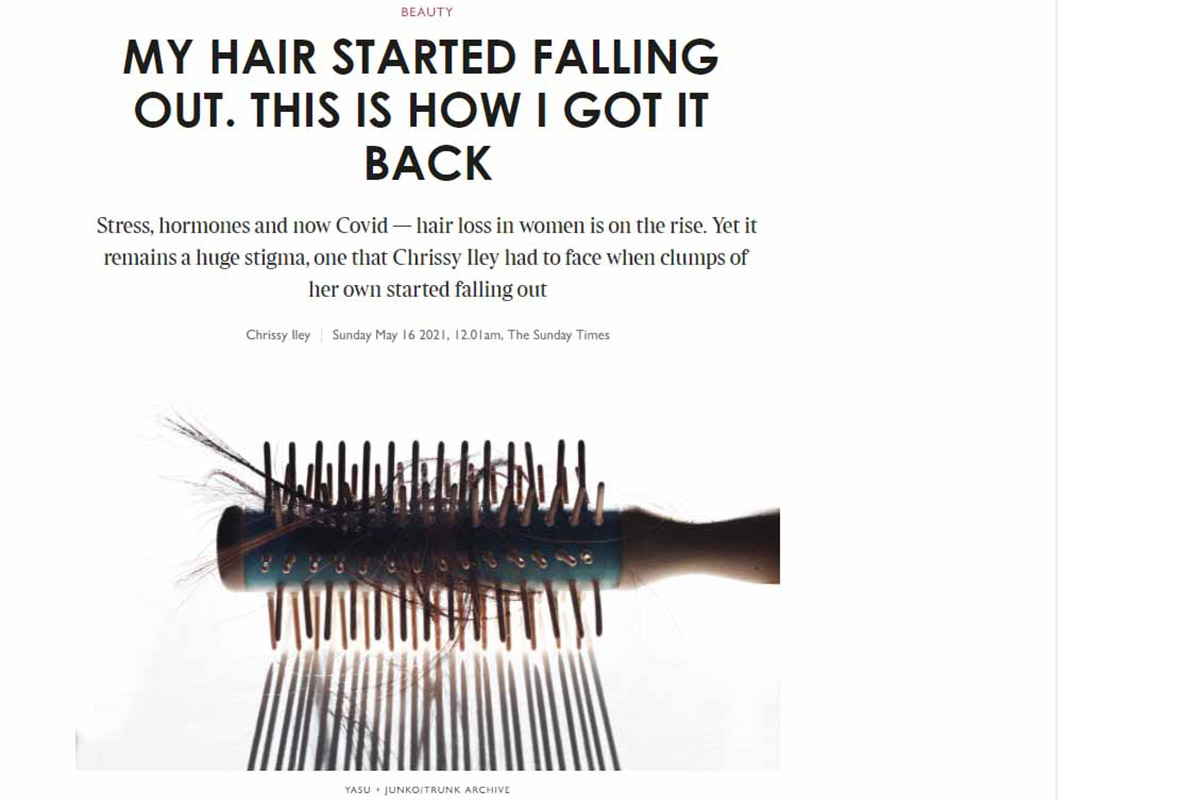 My Hair Started Falling Out. This Is How I Got It Back