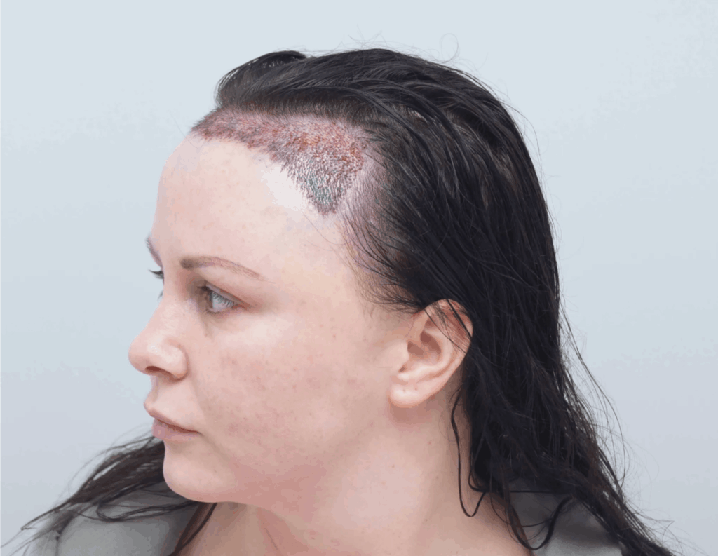 Surgeon at Farjo Hair Institute, Dr Bessam Farjo, performed hair transplant surgery on Chanelle Hayes at the Manchester clinic.