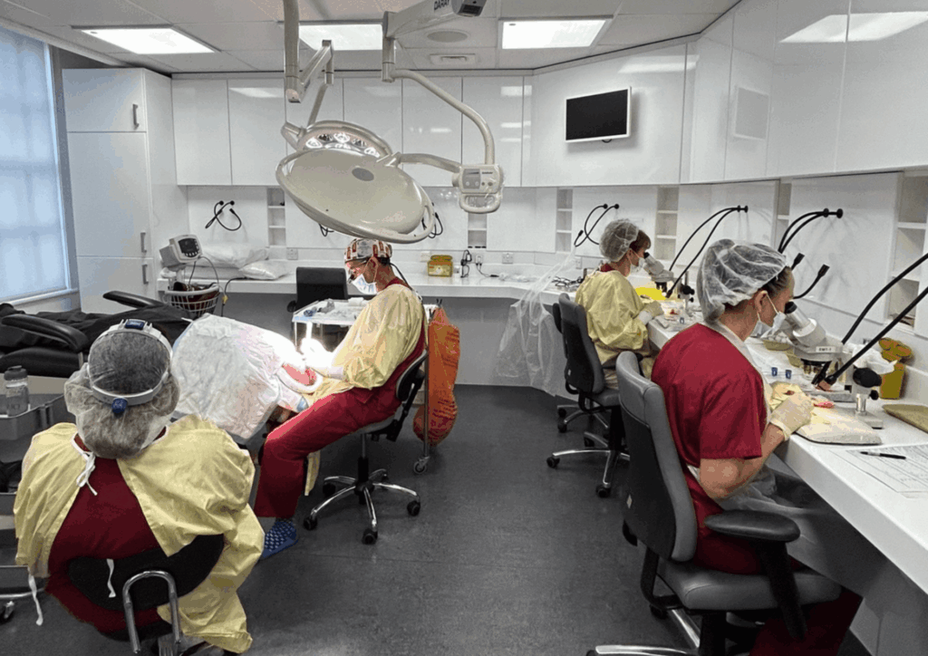 Farjo Hair Institute surgeons provide strict post-operative aftercare and recovery instructions.
